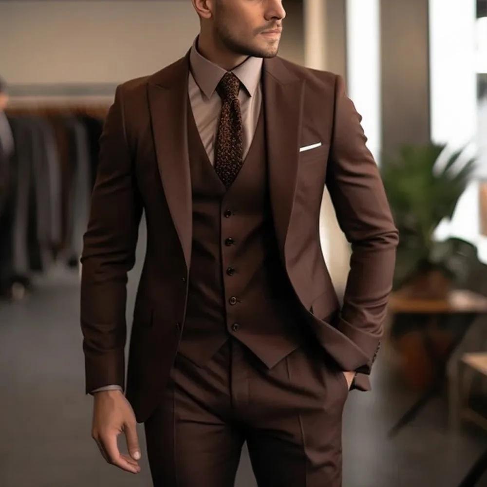 Costume Homme 3 Pièces Slim Fit