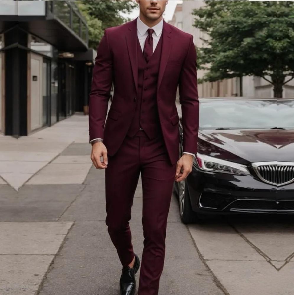 Costume Homme 3 Pièces Slim Fit