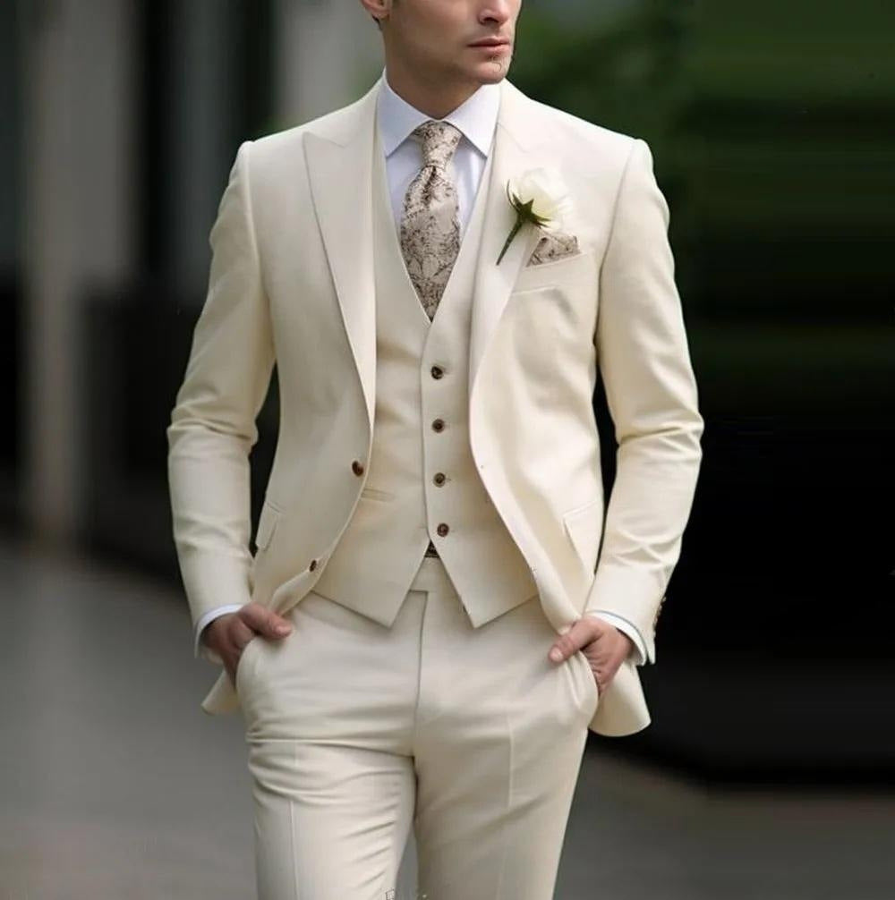 Costume Homme 3 Pièces Slim Fit