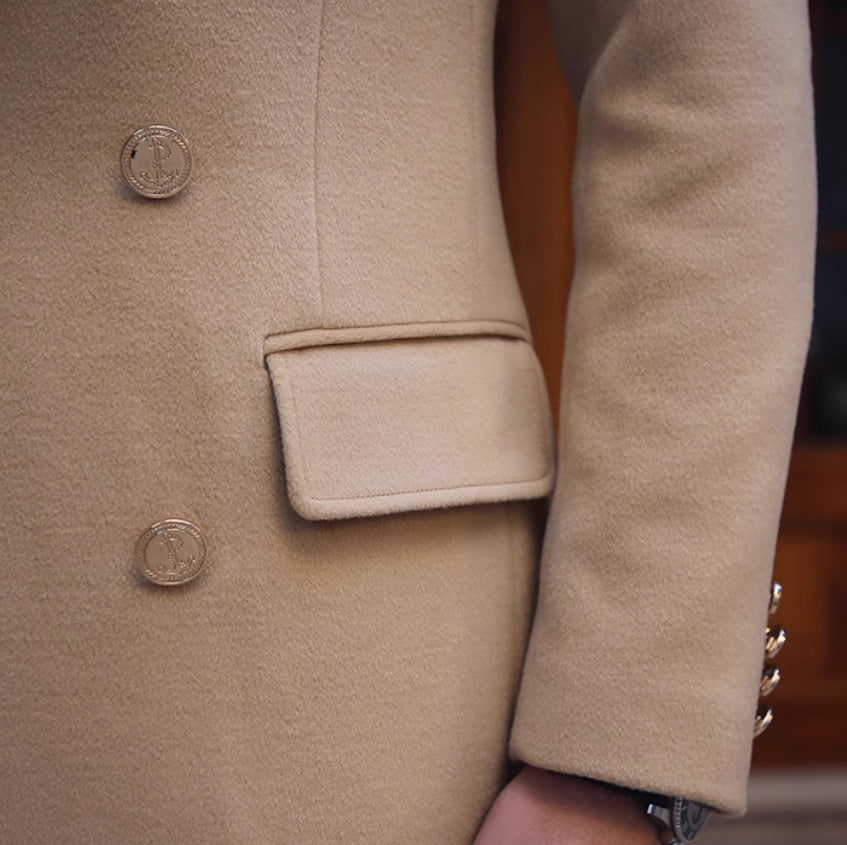 Manteau Laine Style British