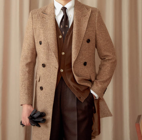 Manteau en Laine et Soie