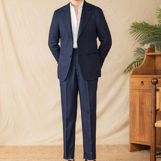 Lightweight and Breathable Linen & Cotton Suit