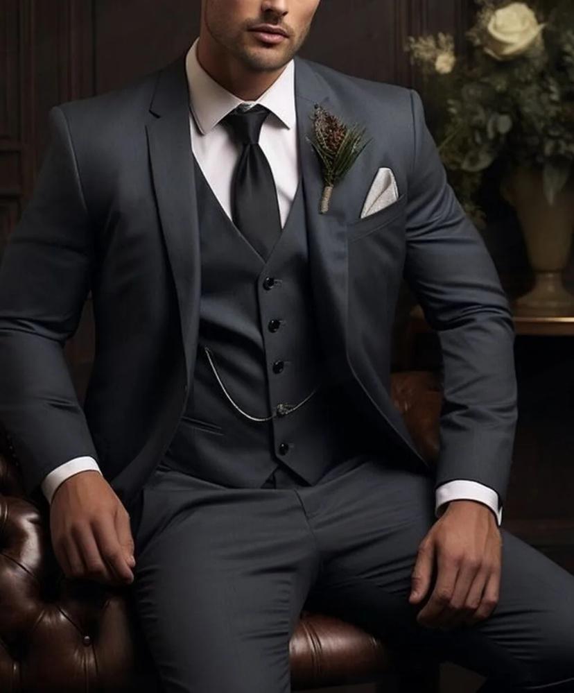 Costume Homme 3 Pièces Slim Fit
