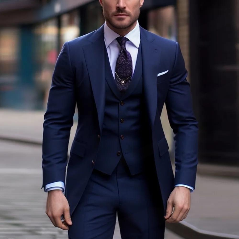 Costume Homme 3 Pièces Slim Fit