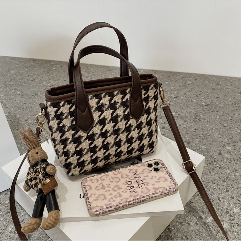Houndstooth Chessboard Handbag