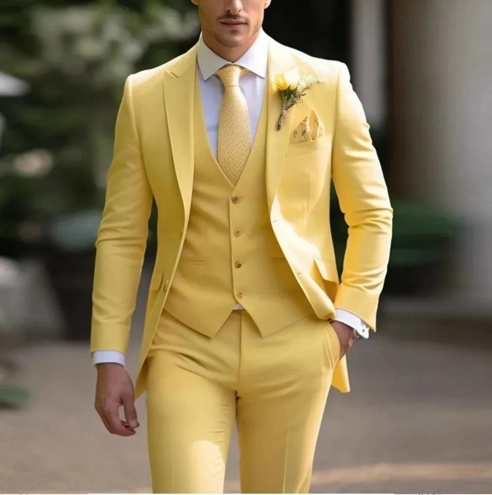 Costume Homme 3 Pièces Slim Fit