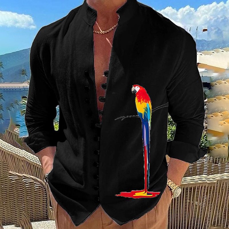 Chemise Homme Col Mao