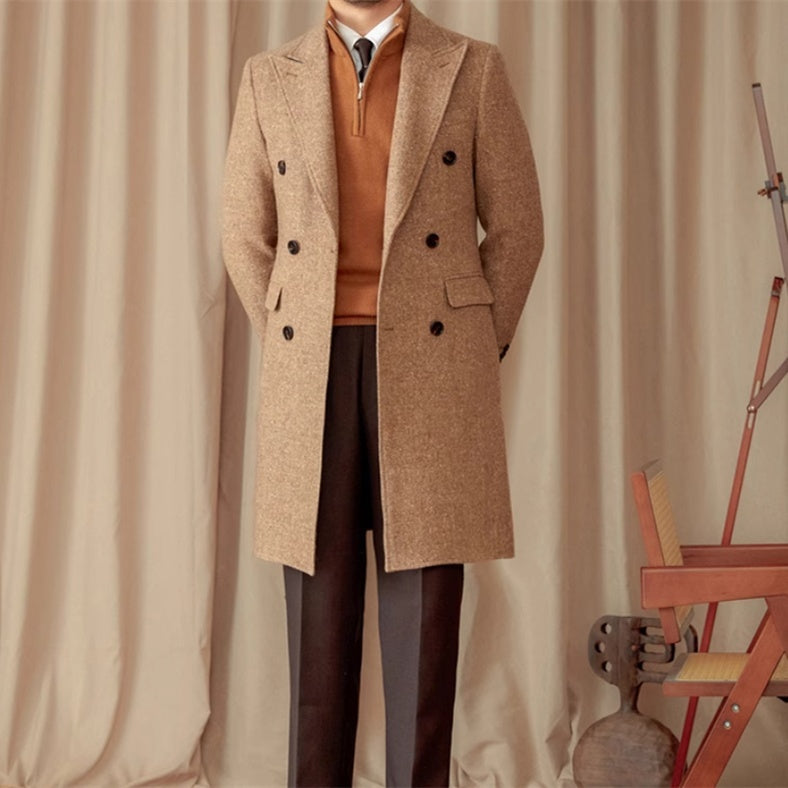 Manteau en Laine et Soie