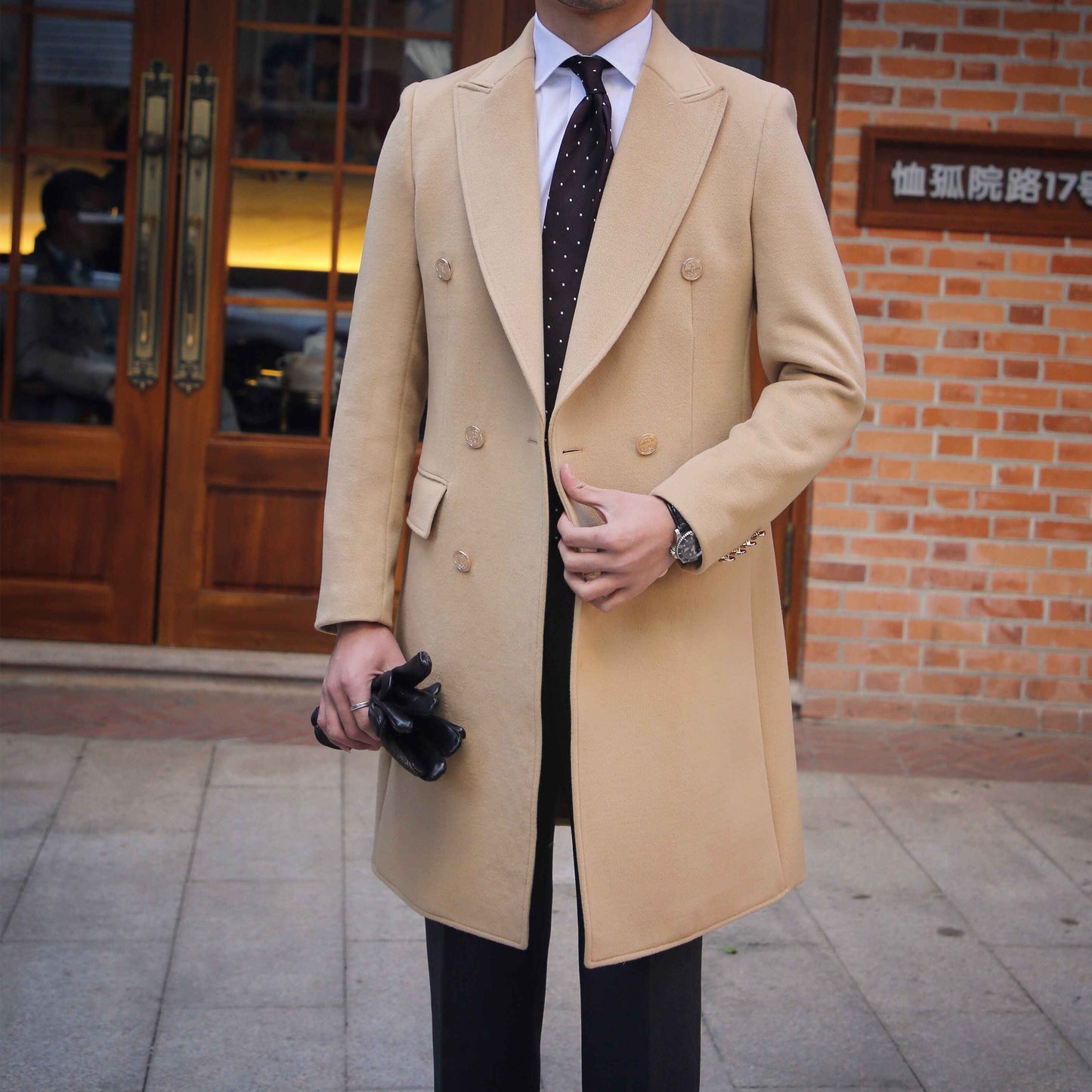 Manteau Laine Style British