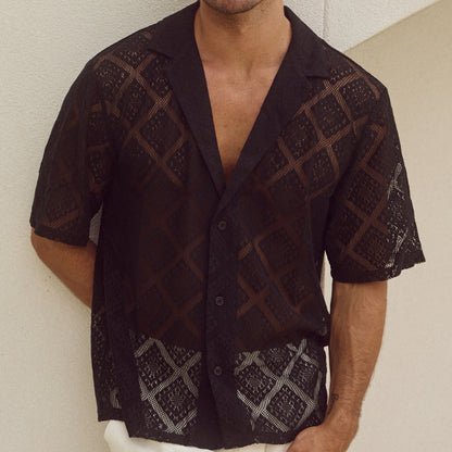 Chemise Manches Courtes  Stylée
