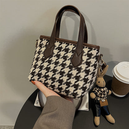 Houndstooth Chessboard Handbag