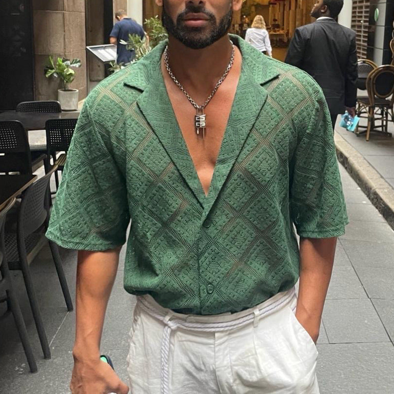 Chemise Manches Courtes  Stylée