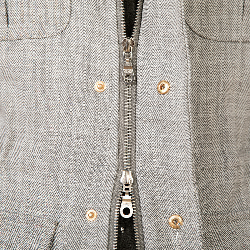 Veste Safari en Coton et Lin