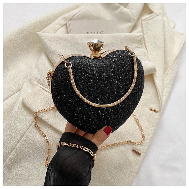 Heart-Shaped Evening Handbag