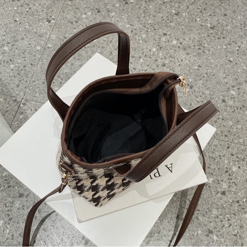 Houndstooth Chessboard Handbag