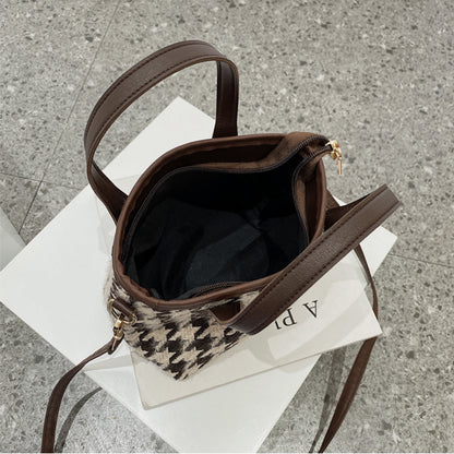Houndstooth Chessboard Handbag