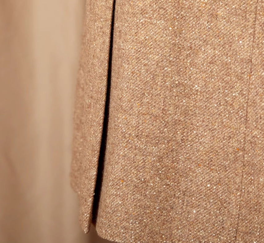 Manteau en Laine et Soie