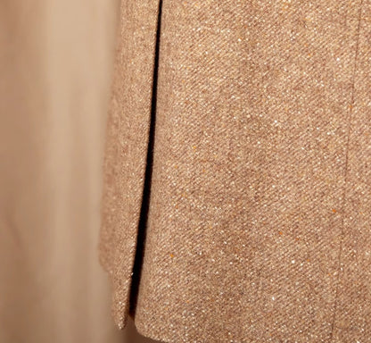 Manteau en Laine et Soie