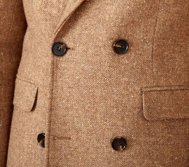 Manteau en Laine et Soie
