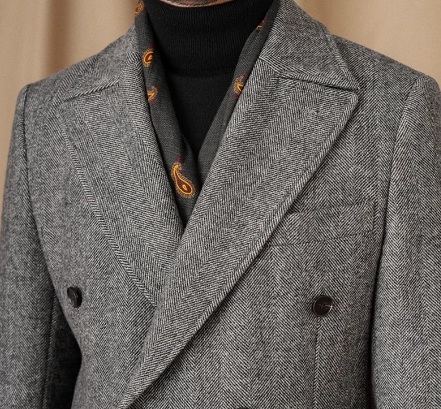 Manteau Double Boutonnage Italien