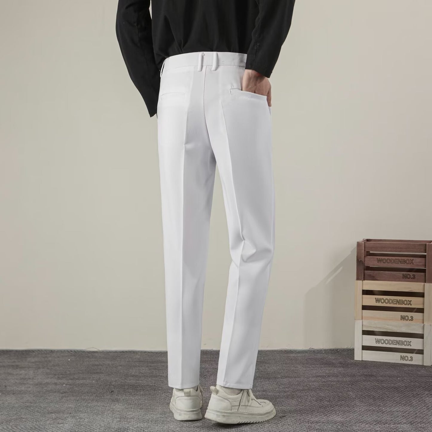 Pantalon Coupe Droite Élégante