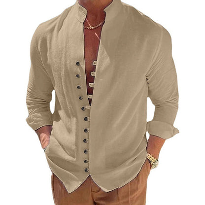 Chemise Homme Col Mao