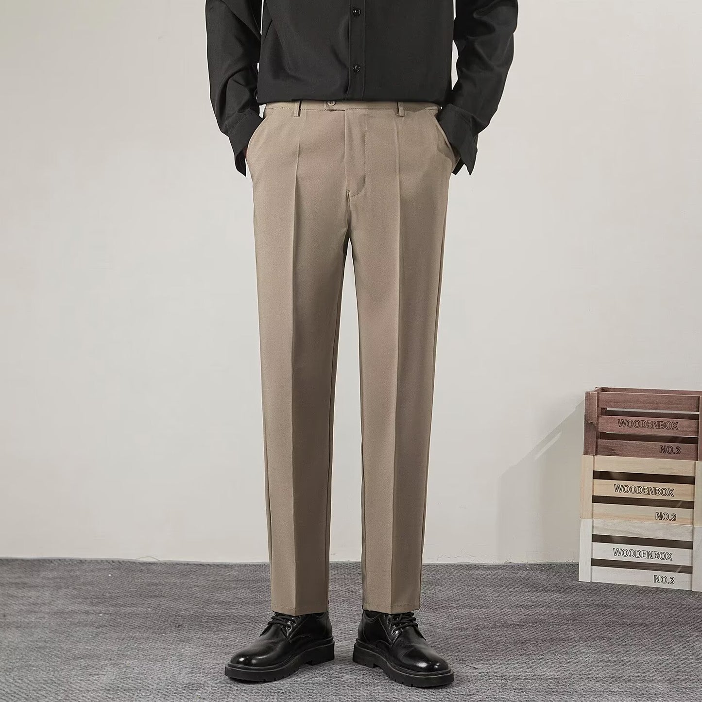 Pantalon Coupe Droite Élégante