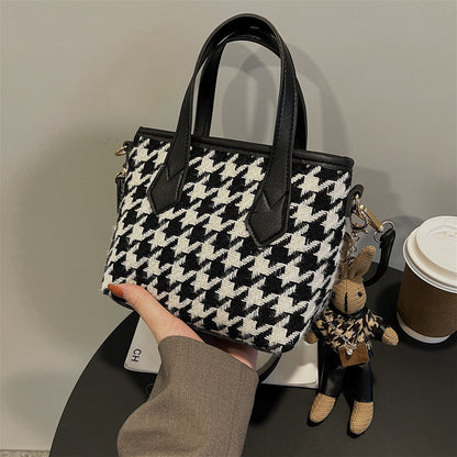 Houndstooth Chessboard Handbag