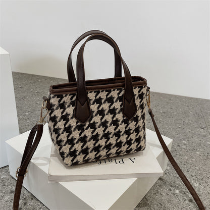 Houndstooth Chessboard Handbag