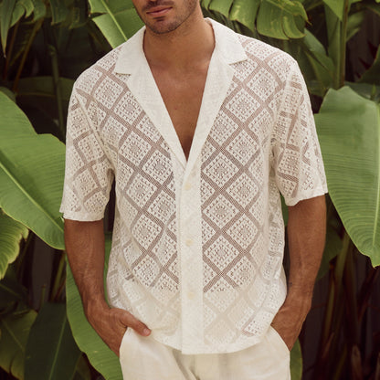 Chemise Manches Courtes  Stylée