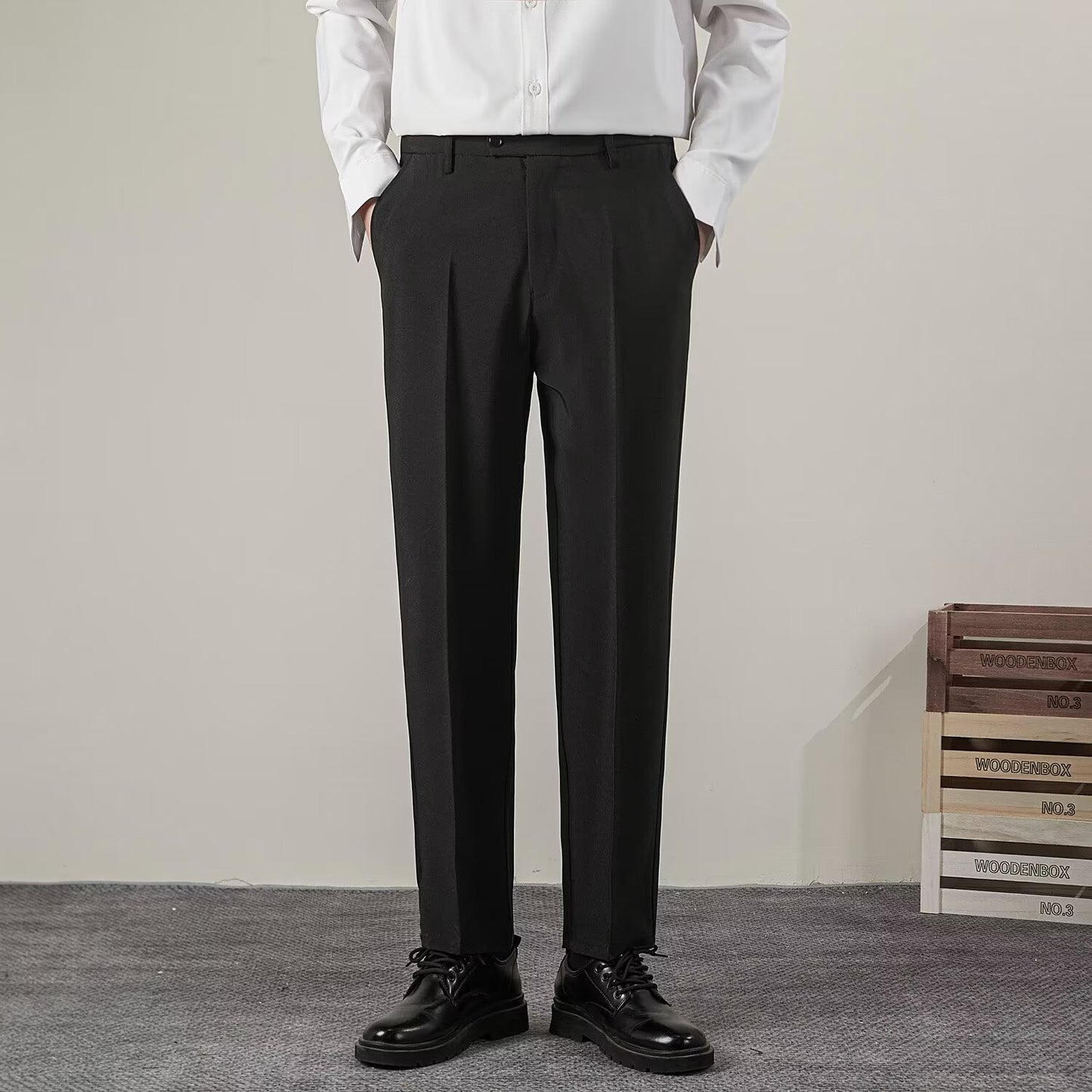 Pantalon Coupe Droite Élégante