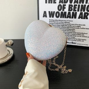 Heart-Shaped Evening Handbag
