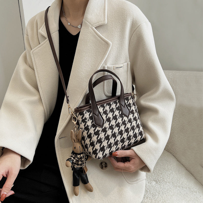 Houndstooth Chessboard Handbag