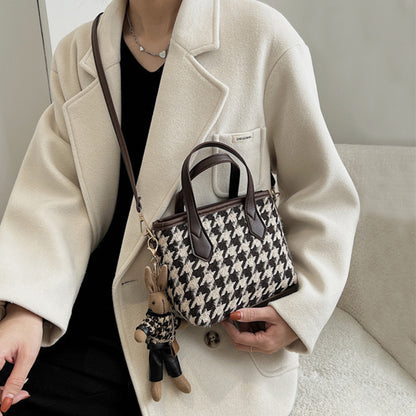 Houndstooth Chessboard Handbag