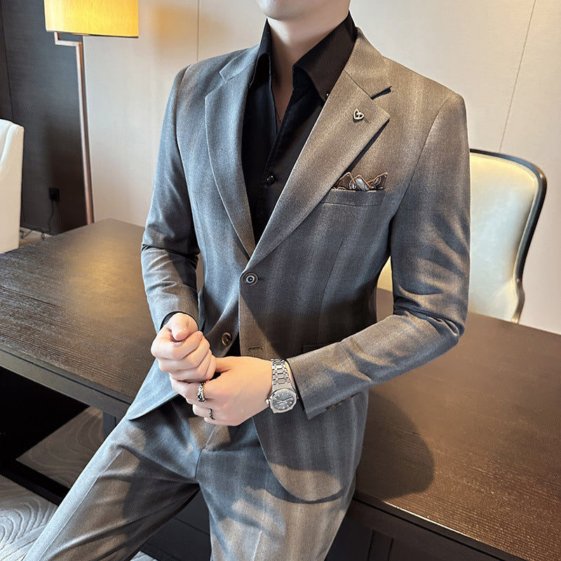 Costume Homme Slim Fit Carreaux
