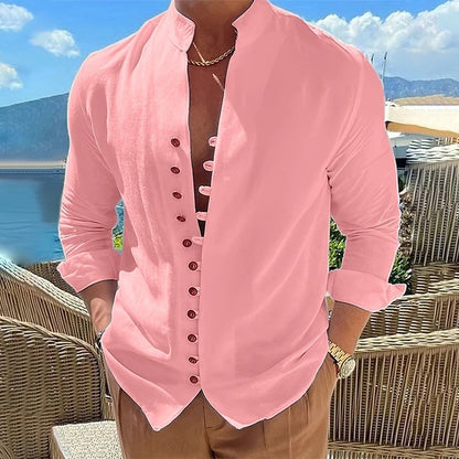 Chemise Homme Col Mao